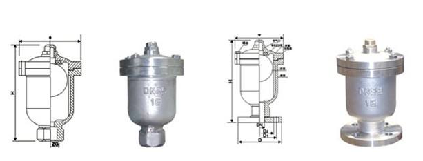 QB1單口排氣閥產品結構圖