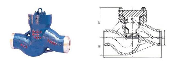 H61Y國標電站止回閥結構圖