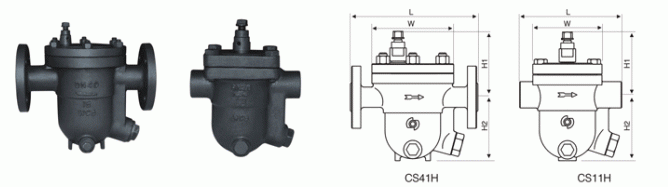 CS41H CS11H自由浮球式蒸汽疏水閥